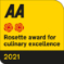AA Rosette Award for Culinary Excellence 2021